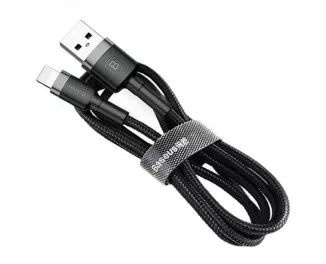 Кабель microUSB > USB  Baseus Cafule Cable 2.4A 1.0m (CAMKLF-BG1) Black/Gray
