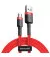 Кабель microUSB > USB  Baseus Cafule Cable 2.4A 1.0m (CAMKLF-B09) Red