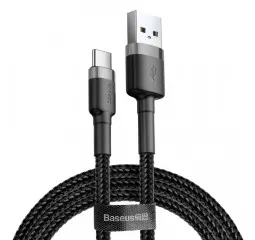 Кабель USB Type-C > USB Baseus Cafule Cable 2.0A 2.0m (CATKLF-CG1) Black/gray