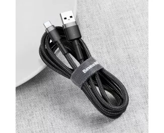 Кабель USB Type-C > USB  Baseus Cafule Cable 2.0A 2.0m (CATKLF-CG1) Black/gray