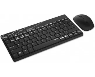 Клавіатура та миша бездротова Rapoo 8000M Black