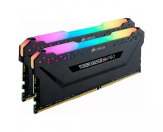 Оперативна пам'ять DDR4 16 Gb (3600 MHz) (Kit 8 Gb x 2) Corsair Vengeance RGB Pro Black (CMW16GX4M2C3600C18)