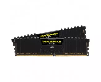 Оперативна пам'ять DDR4 16 Gb (3200 MHz) (Kit 8 Gb x 2) Corsair Vengeance LPX Black (CMK16GX4M2Z3200C16)