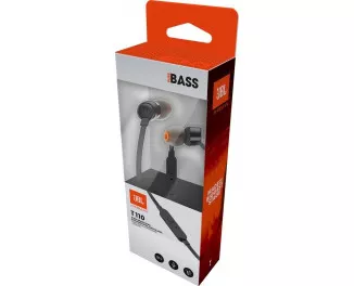 Навушники JBL TUNE 110 (JBLT110BLK) Black