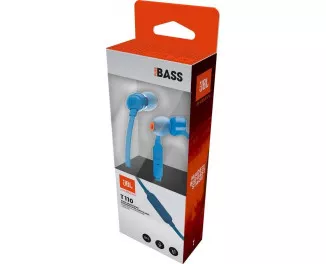 Наушники JBL TUNE 110 (JBLT110BLU) Blue