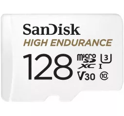 Карта пам'яті microSD 128Gb SanDisk High Endurance C10 UHS-I U3 V30 (SDSQQNR-128G-GN6IA)