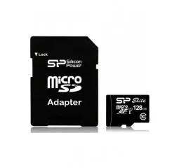 Карта пам'яті microSD 128Gb Silicon Power class 10 (SP128GBSTXBU1V10SP)