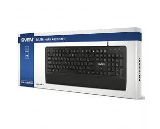 Клавиатура Sven KB-E5500 Black USB