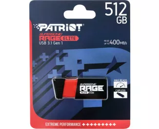 Флешка USB 3.1 512Gb Patriot Supersonic Rage Elite (PEF512GSRE3USB)