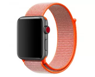 Нейлоновый ремешок для Apple Watch 38/40 mm Sport Loop Spicy Orange