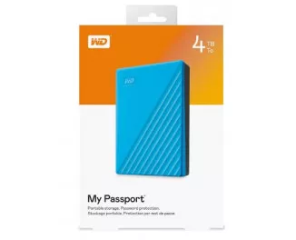 Зовнішній жорсткий диск 4TB WD My Passport Blue (WDBPKJ0040BBL)