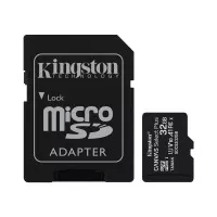 Карта пам'яті microSD 32Gb Kingston Canvas Select Plus UHS-I Class 10 + SD-адаптер (SDCS2/32GB)