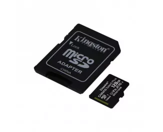 Карта памяти microSD 128Gb Kingston Canvas Select Plus UHS-I Class 10 + SD-адаптер (SDCS2/128GB)
