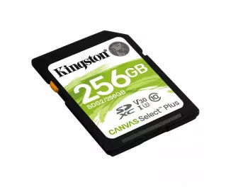 Карта памяти SD 256Gb Kingston Canvas Select Plus UHS-I/U3 Class 10 (SDS2/256GB)