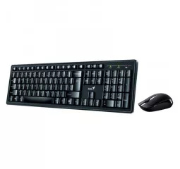 Клавиатура и мышь беспроводная Genius Smart KM-8200 WL Black Ukr