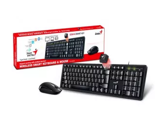 Клавіатура та миша бездротова Genius Smart KM-8200 WL Black Ukr