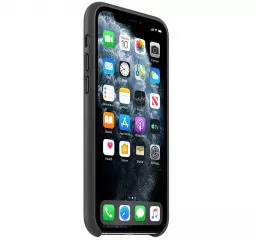 Чохол Apple iPhone 11 Pro Leather Case /black