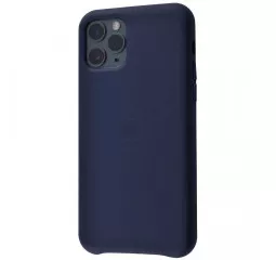 Чохол для Apple iPhone 11 Pro Max Leather Case / midnight blue