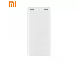 Портативный аккумулятор Xiaomi Mi Power Bank 3 20000mAh White (PLM18ZM, VXN4258CN)