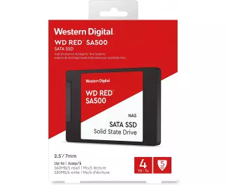 SSD накопичувач 4 TB WD Red SA500 (WDS400T1R0A)