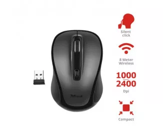 Мышь беспроводная Trust Siero Silent Click Wireless Mouse (23266)