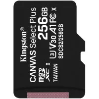 Карта пам'яті microSD 256GB Kingston Canvas Select Plus C10 UHS-I (SDCS2/256GBSP)