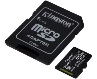 Карта памяти microSD 512Gb Kingston Canvas Select Plus class 10 A1 (SDCS2/512GB)