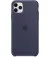 Чехол для Apple iPhone 11 Pro Max  Silicone Case Midnight blue