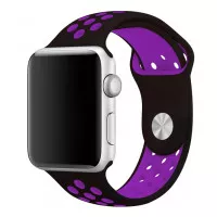 Силіконовий ремінець для Apple Watch 38/40 mm Sport Nike+ / Black&Purple