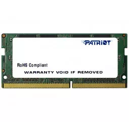 Пам'ять для ноутбука SO-DIMM DDR4 4Gb (2666MHz) Patriot Signature Line (PSD44G266681S)