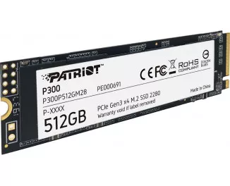 SSD накопитель 512Gb Patriot P300 (P300P512GM28)