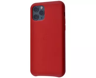 Чехол для Apple iPhone 11 Pro Max  Leather Case /red
