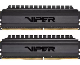 Оперативна пам'ять DDR4 16 Gb (3200 MHz) (Kit 8 Gb x 2) Patriot Viper 4 Blackout (PVB416G320C6K)