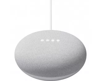 Розумна колонка Google Nest Mini з голосовим помічником Google Assistant /Chalk