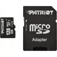 Карта пам'яті microSD 128Gb Patriot class 10 UHS-I LX + адаптер SD (PSF128GMCSDXC10)