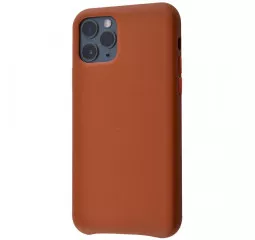 Чехол для Apple iPhone 11 Pro  Leather Case /brown