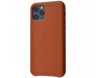 Чехол для Apple iPhone 11 Pro  Leather Case /brown