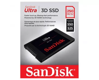 SSD накопитель 250Gb SanDisk Ultra 3D (SDSSDH3-250G-G25)