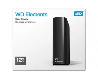 Внешний жесткий диск 12 TB WD Elements (WDBWLG0120HBK-EESN)