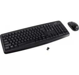 Клавиатура и мышь беспроводная Genius Smart KM-8100 Black Ukr (31340004410)