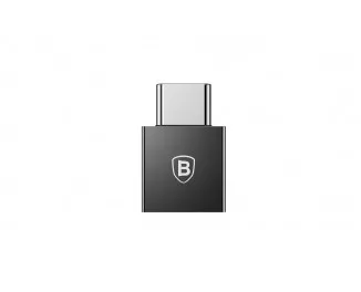 Адаптер USB Type-C > USB  Baseus Exquisite Black (CATJQ-B01)