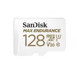 Карта памяти microSD 128Gb SanDisk Max Endurance class 10 UHS-I U3 (SDSQQVR-128G-GN6IA)