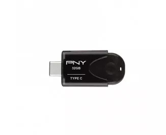 Флешка USB Type-C 32Gb PNY Elite Black (FD32GATT4TC31K-EF)