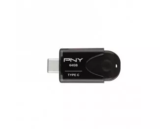 Флешка USB Type-C 64Gb PNY Elite Black (FD64GATT4TC31K-EF)