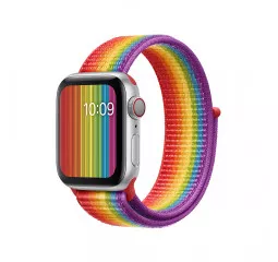 Нейлоновий ремінець для Apple Watch 38/40/41 mm Apple Sport Loop Pride Edition (MV9Q2)