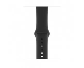 Силиконовый ремешок для Apple Watch 42/44/45 mm Apple Sport Band Black (MTPL2)