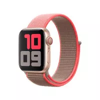 Нейлоновый ремешок для Apple Watch 44/45/46 mm Apple Sport Loop Neon Pink (MXMU2ZM/A)