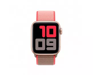 Нейлоновый ремешок для Apple Watch 42/44/45 mm Apple Sport Loop Neon Pink (MXMU2ZM/A)