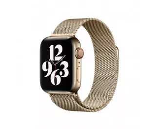 Металлический ремешок для Apple Watch 42/44/45 mm Apple Milanese Loop Gold (MTU72)