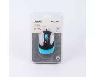 Миша A4Tech FM10S Blue/Black USB